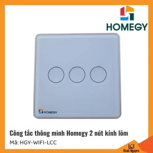 Công tắc cửa cuốn, cửa cổng tự động thông minh kính lõm HYG-WIFI-LCC | Màu trắng