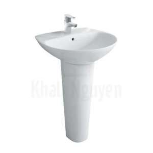 Lavabo Treo Tường Inax L-285V/L-288VD Kèm Chân Dài