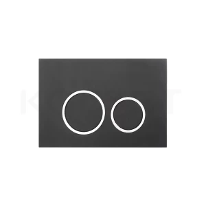 Nút nhấn bồn cầu treo tường Korest BKR9851WPK-B | Nhựa ABS, đen nhám