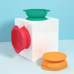 Bát ăn dặm Misuta chống đổ bằng silicone