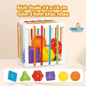 Đồ chơi giáo dục hộp đan dây montessori luyện tay và tư duy