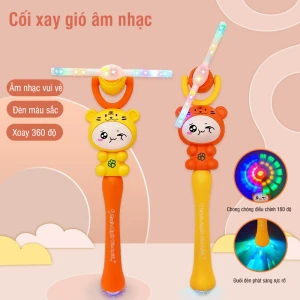 Gậy chong chóng kèm nhạc đèn trung thu mới lạ phát sáng