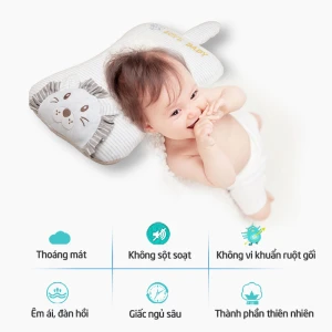 Gối cao su non chống ngạt cho trẻ em Wooji