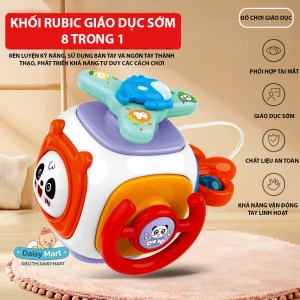 Hộp đồ chơi bận rộn Montessori 8 trong 1 luyện tay và trí não