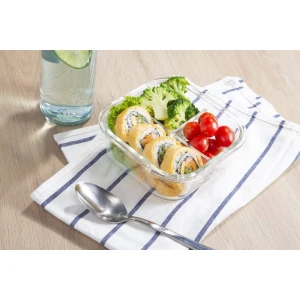 Hộp thủy tinh chia ngăn hình chữ nhật Inochi