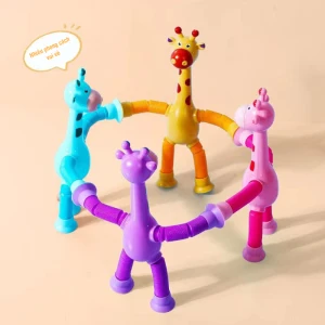 Hươu hút dính lò xo có đèn, đồ chơi lò xo