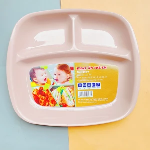 Khay ăn dặm 3 ngăn Song Long