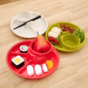 Khay ăn dặm Inomata nhiều ngăn thiết kế phong cách Nhật Bản