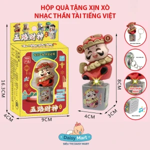 Móc khóa thần tài, móc khóa ngũ linh thần tài, 5 vị thần tài ngũ lộ Tiếng Việt