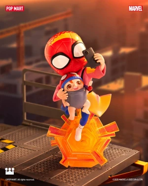Popmart Marvel Spiderman across the spider verse