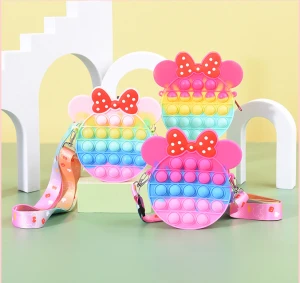 Túi đeo chéo popit thời trang cho bé gái đi chơi