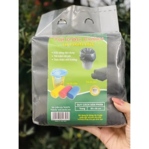 Túi Nilon Bóng Đen Dạng Cuộn Đựng Rác Tự Phân Huỷ TAHUFA