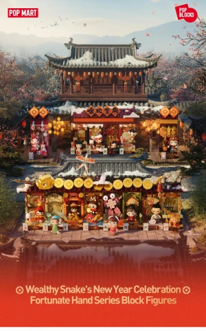 Blindbox Wealthy Snake's New Year Popmart tết 2025