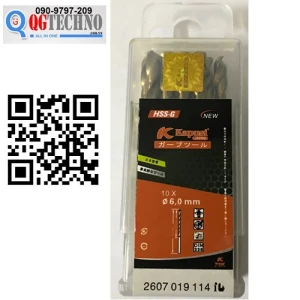 Mũi khoan kim loại sắt thép và Inox 6.2mm KAPUSI Japan - CÔNG TY TNHH DV TM THIẾT BỊ VÀ CÔNG NGHỆ QUỐC GIA