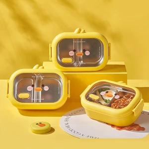 48 Hộp cơm Inox 2 ngăn hình thú