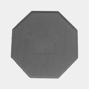 Gạch block tự chèn bát giác màu ghi