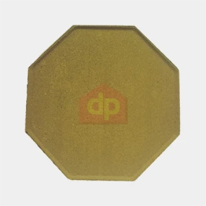 Gạch block tự chèn bát giác màu vàng