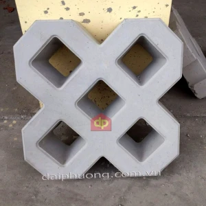 Gạch block tự chèn trồng cỏ 5 lỗ bóng - Đại Phương