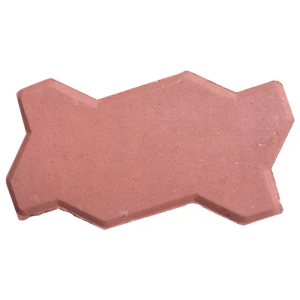 Gạch tự chèn con sâu màu đỏ