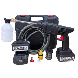 Máy rửa xe Hitachi 199V cầm tay chạy pin