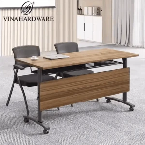 Bàn Hội Nghị, Bàn Họp, Bàn Huấn Luyện Gấp Gọn Có Yếm Che Di Động Vinhardware