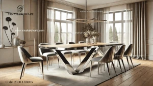 Bàn họp kết hợp bàn ăn uống cao cấp dạng tháo lắp