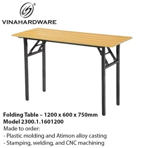 Bàn Xếp Gọn Vinahardware Kích Thước 1200 x 600 x 750mm | Mã Sản Phẩm 2300.1.1601200