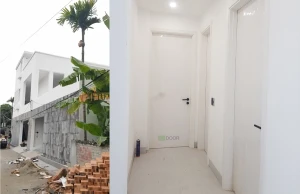 Cửa Laminate Wood Finger LK5005A BGDOOR thi công tại Nga Sơn Thanh Hóa