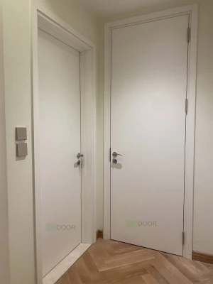 Cửa phòng ngủ Melamine MS411MM thi công tại tòa GP Invest 170 Đê La Thành