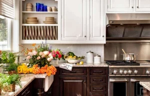 TỦ BẾP GỖ TỰ NHIÊN TBTN09