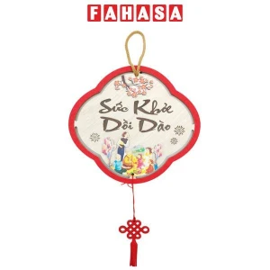 Bảng Gỗ Treo Tường Trang Trí Tết - Bách Mộc - Sức Khỏe Dồi Dào