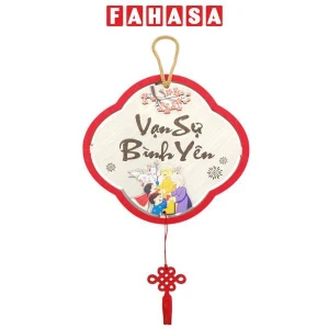 Bảng Gỗ Treo Tường Trang Trí Tết - Bách Mộc - Vạn Sự Bình Yên