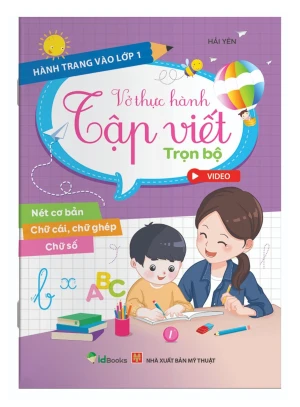 Sách - VỞ THỰC HÀNH TẬP VIẾT TRỌN BỘ - tích hợp Video Hướng dẫn Viết
