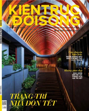 Tạp chí Kiến Trúc và Đời Sống số 222 (Tháng 12-2024) _Trang trí nhà đón tết