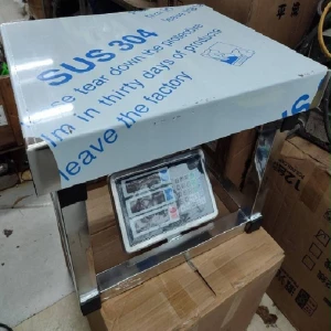 Cân bàn điện tử 150kg kiểu ghế ngồi Inox