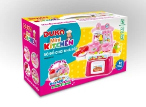 Đồ Chơi DUKA: Bộ Đồ Chơi Nhà Bếp Kết Hợp Ánh Sáng Và Âm Thanh - Màu Hồng