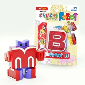 Đồ Chơi DUKA: Chữ Cái Biến Hình - ROBOT B (DK81228)