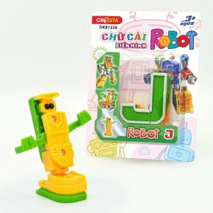 Đồ Chơi DUKA: Chữ Cái Biến Hình - ROBOT J (DK81236)