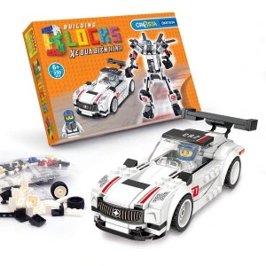 Đồ Chơi DUKA: Đồ Chơi Ghép Hình - Xe Đua Biến Hình - DK81034