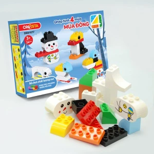 Đồ Chơi DUKA: Ghép Hình 4 Mùa - Mùa Đông - 24 Chi Tiết - DK81077