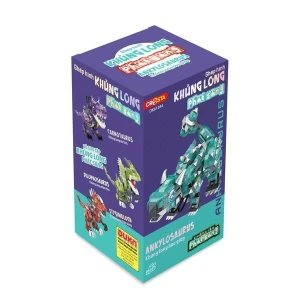 Đồ Chơi DUKA: Ghép Hình Khủng Long Phát Sáng - Khủng Long Bọc Giáp (DK81284)