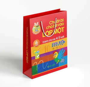 Sách: Chuẩn Bị Cho Bé Vào Lớp Một - Dành Cho Bé 4 Đến 5 Tuổi - Túi 6 Cuốn