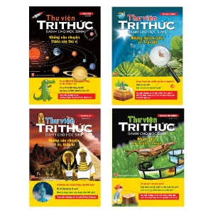 Sách: Combo Thư Viện Tri Thức Dành Cho Học Sinh - 4 Cuốn