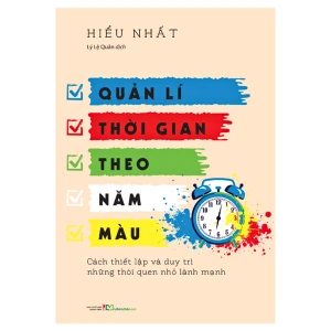 Sách: Quản Lí Thời Gian Theo Năm Màu