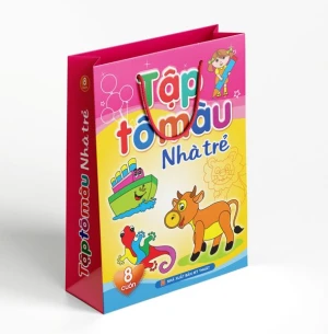 Sách: Tập Tô Màu Nhà Trẻ - Túi 8 Cuốn