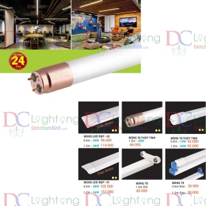 Đèn 1m2 - Đèn Bán Nguyệt Hàng Cty BH 24 tháng - Đèn chùm xinh - phân phối sỉ và lẻ đèn trang trí - led TPHCM