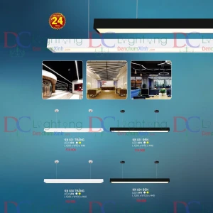 Đèn 1m2 - Hàng Cty BH 24 tháng - Đèn chùm xinh - phân phối sỉ và lẻ đèn trang trí - led TPHCM