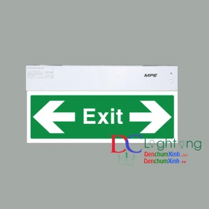 Đèn báo Exit đa năng 2 mặt trái phải MPE EX2LR/M lắp trường học