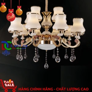 Đèn chùm cổ điển CN-4768/10 5 chính hãng giá rẻ tại quận 12-TP. Hồ Chí Minh lắp Showroom nội thất, Studio áo cưới - Đèn chùm xinh - phân phối sỉ và lẻ đèn trang trí - led TPHCM
