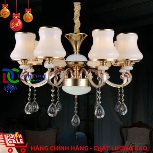 Đèn chùm cổ điển CN-4768/8 chính hãng giá tốt tại quận 12-TP. Hồ Chí Minh trang trí phòng khách, quán ăn